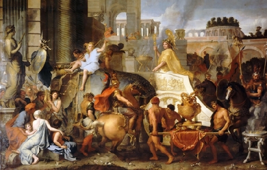 Entry of Alexander into Babylon, by Charles Le Brun