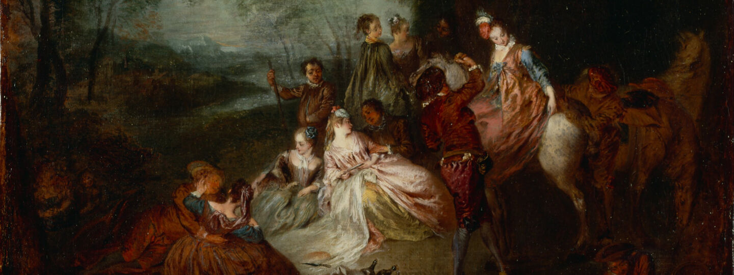 Garden Party, by Jean-Antoine Watteau