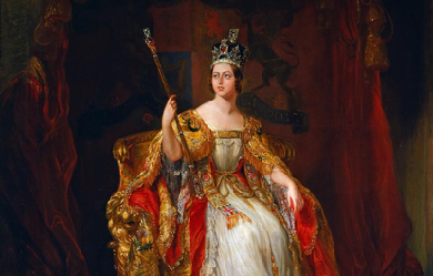 Coronation portrait of Queen Victoria, by George Hayter