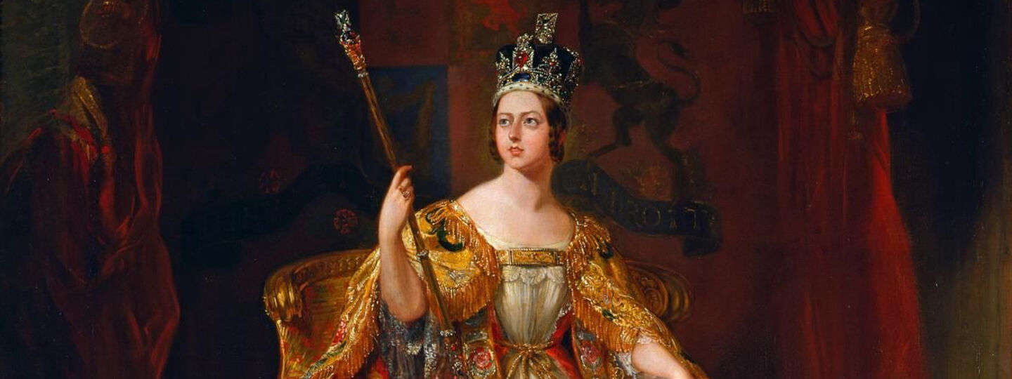 Coronation portrait of Queen Victoria, by George Hayter