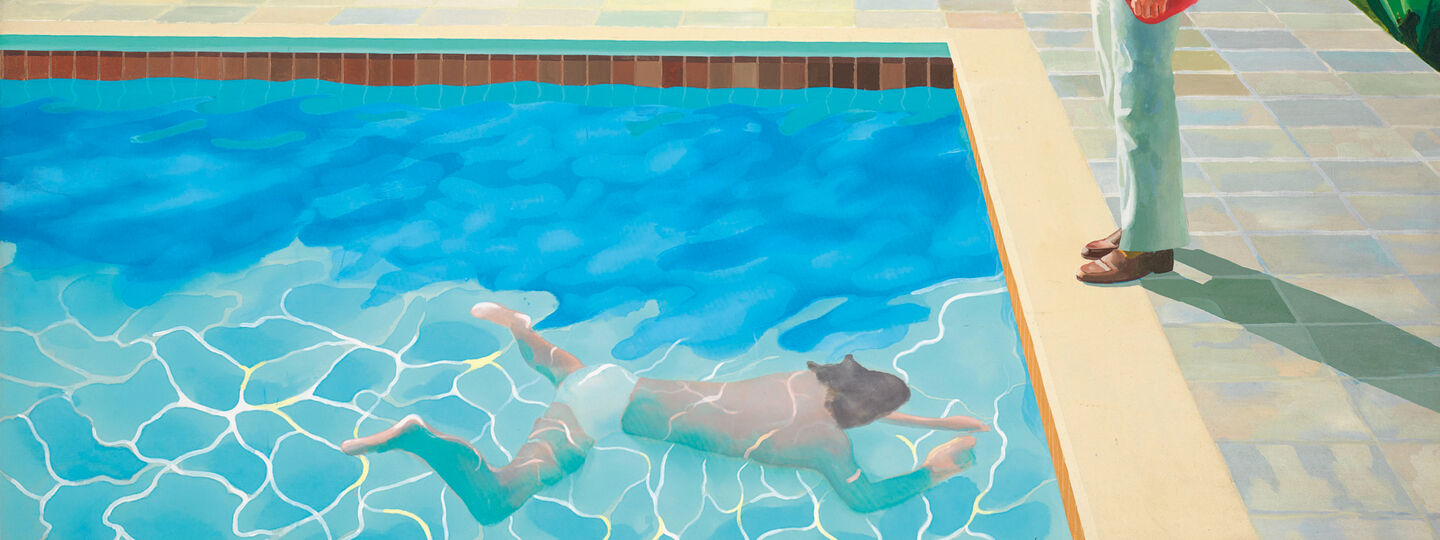 Portrait of an Artist (Pool with Two Figures), by David Hockney