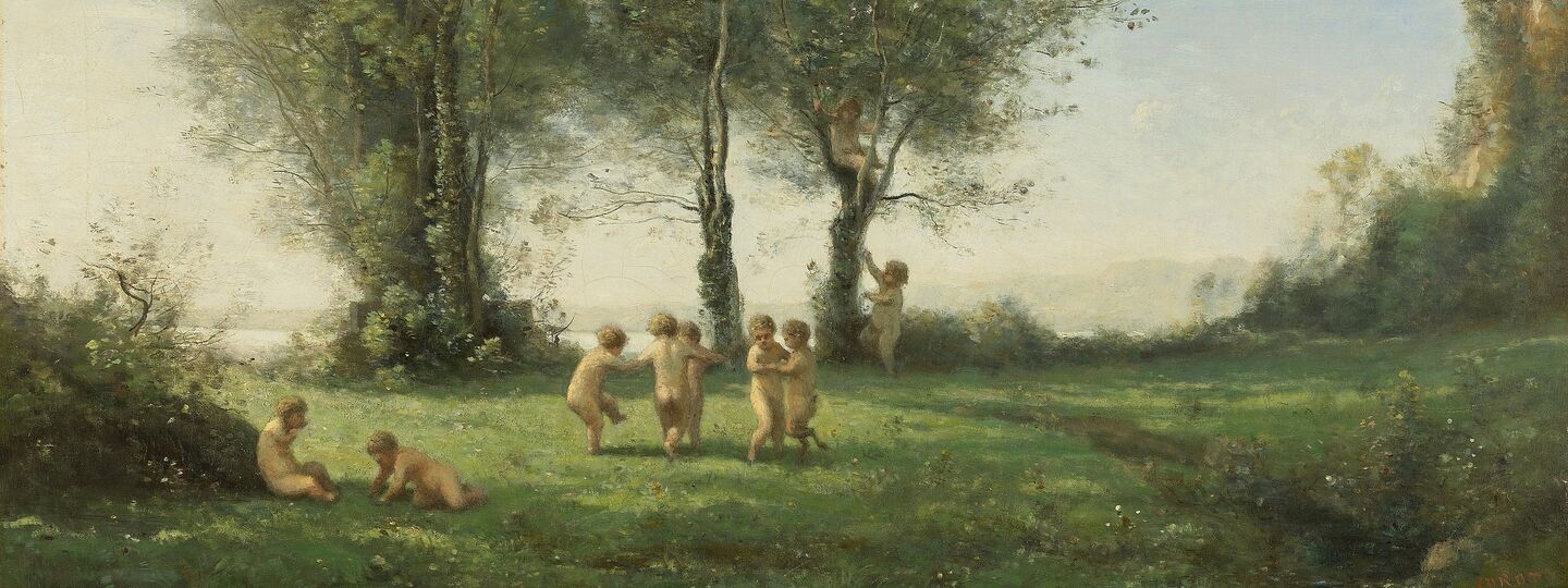 Round of Love: sunrise, by Jean-Baptiste-Camille Corot