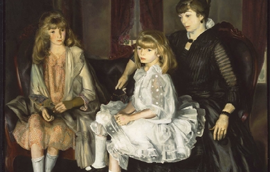 Emma and Her Children, by George Bellows