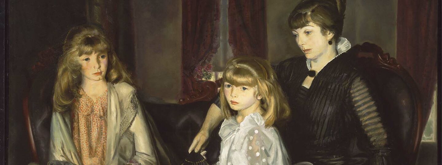 Emma and Her Children, by George Bellows