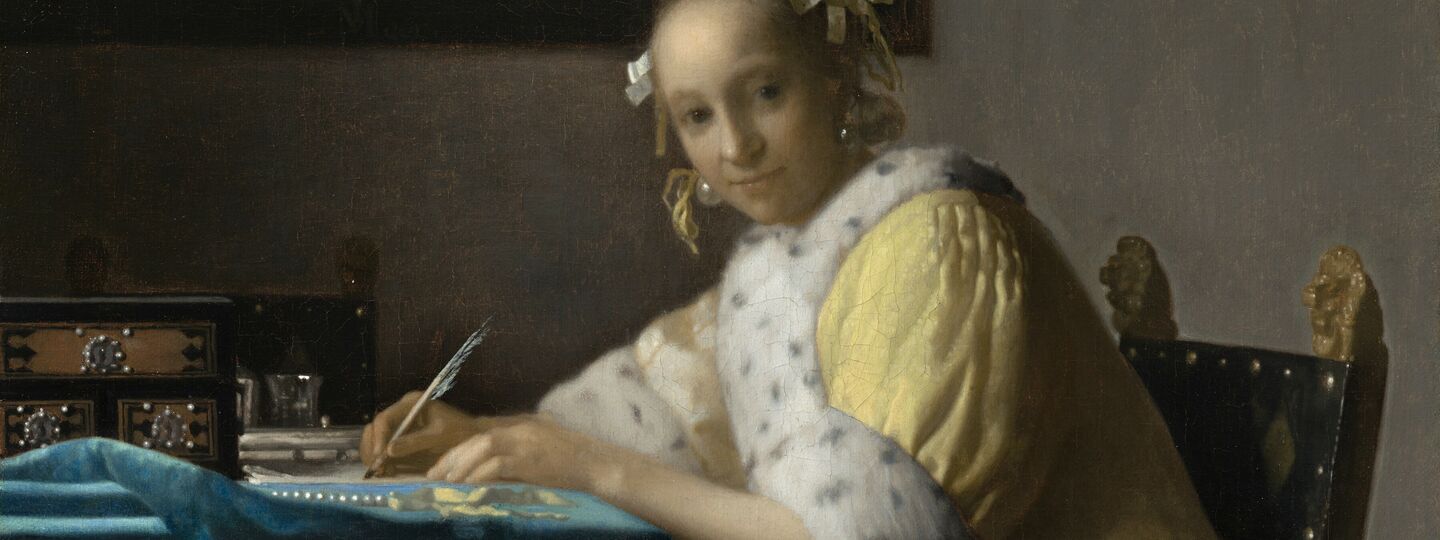 A Lady Writing, by Johannes Vermeer