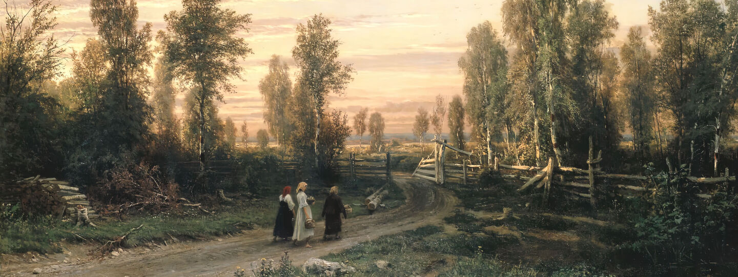 Evening, by Ivan Shishkin