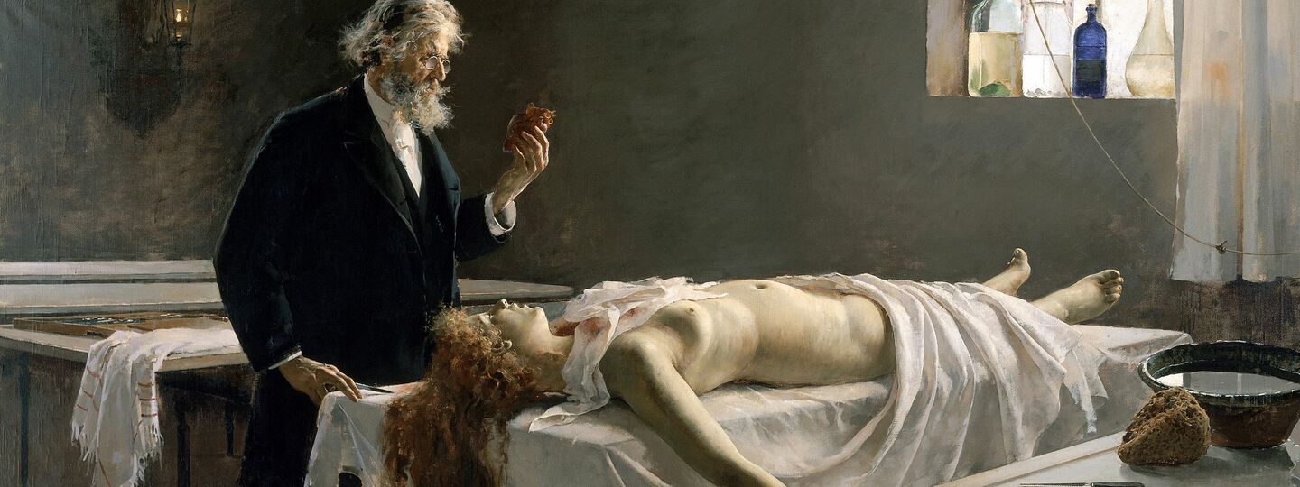 An autopsy, by Enrique Simonet Lombardo