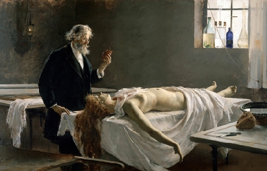 An autopsy, by Enrique Simonet Lombardo