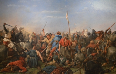 The Battle of Stamford Bridge, by Peter Nicolai Arbo