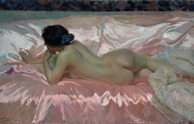 Nude Woman, by Joaquín Sorolla