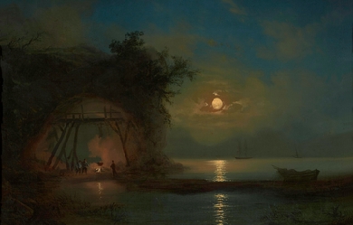 Moonlit Night, by Ivan Aivazovsky