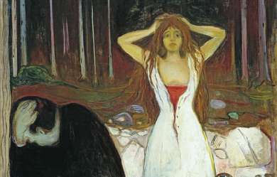 Ashes, by Edvard Munch