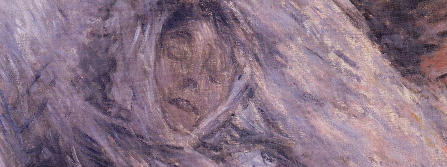 Camille Monet on her deathbed, by Claude Monet