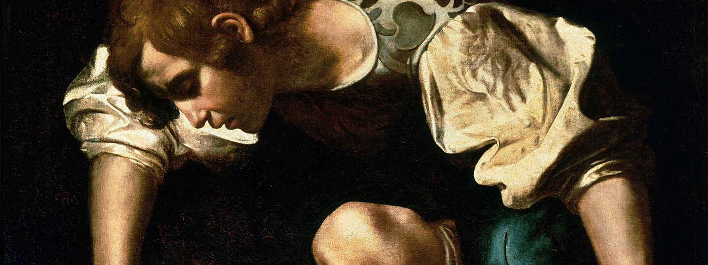 Narcissus, by Caravaggio