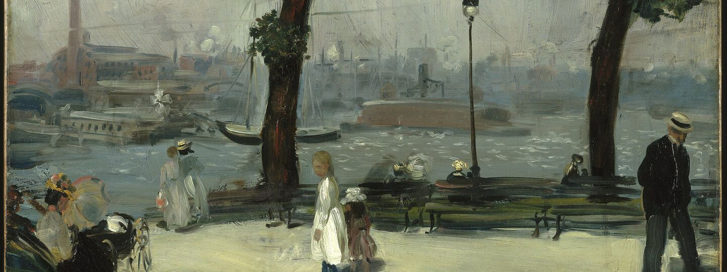 East River Park, by William Glackens