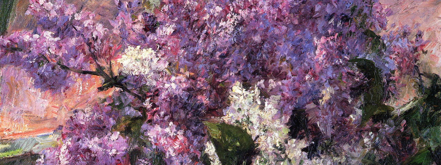 Lilacs in a Window, by Mary Cassatt