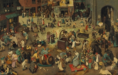 The Fight Between Carnival and Lent, by Pieter Bruegel the Elder