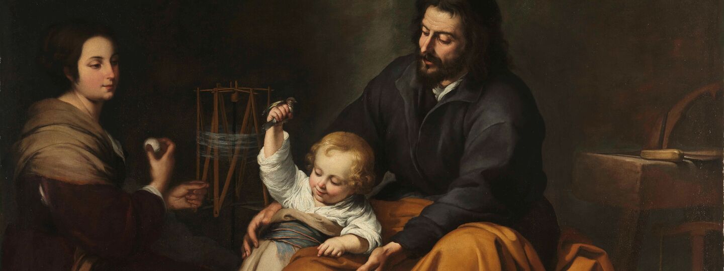 The Holy Family with a Little Bird, by Bartolomé Esteban Murillo