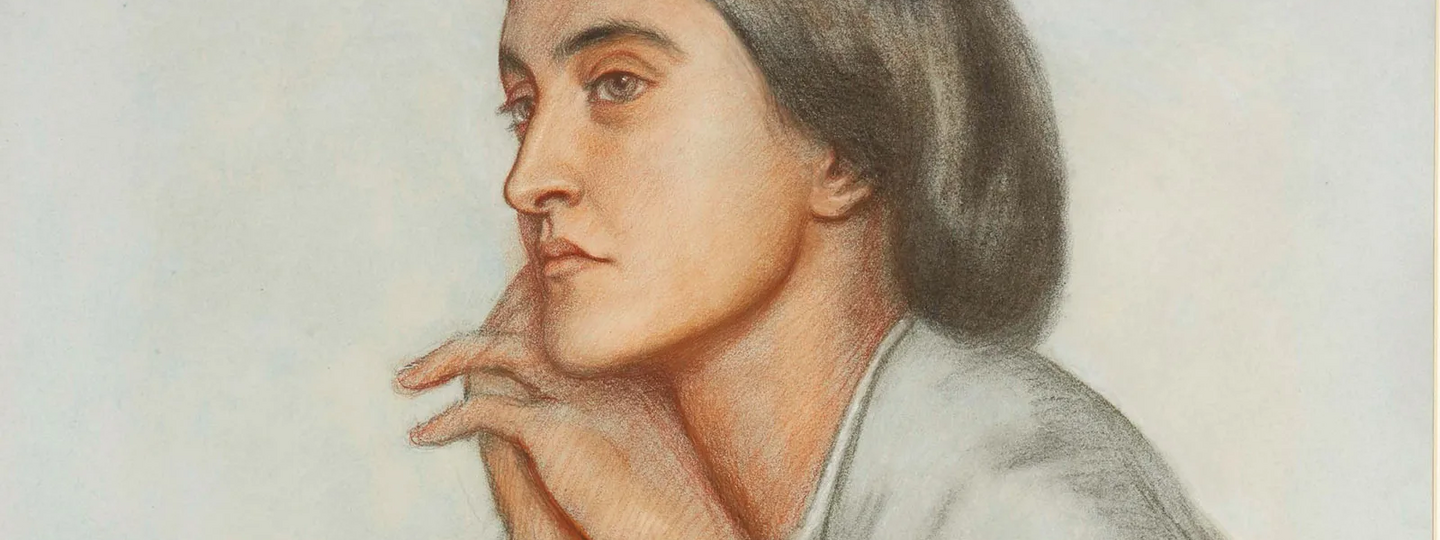 Portrait of Christina Rossetti, by Dante Gabriel Rossetti