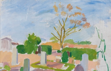 Graveyard, Christiansø, by Karl Isakson