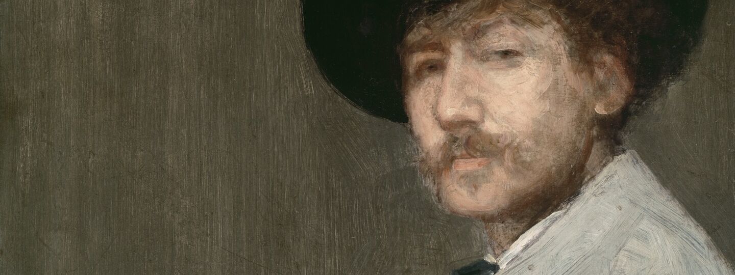 Arrangement in Gray: Portrait of the Painter, by James McNeill Whistler