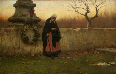 All Souls' Day, by Jakub Schikaneder