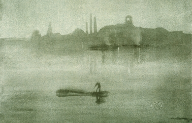 Nocturne, by James McNeill Whistler