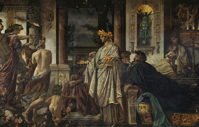 The Symposium (Second Version), by Anselm Feuerbach