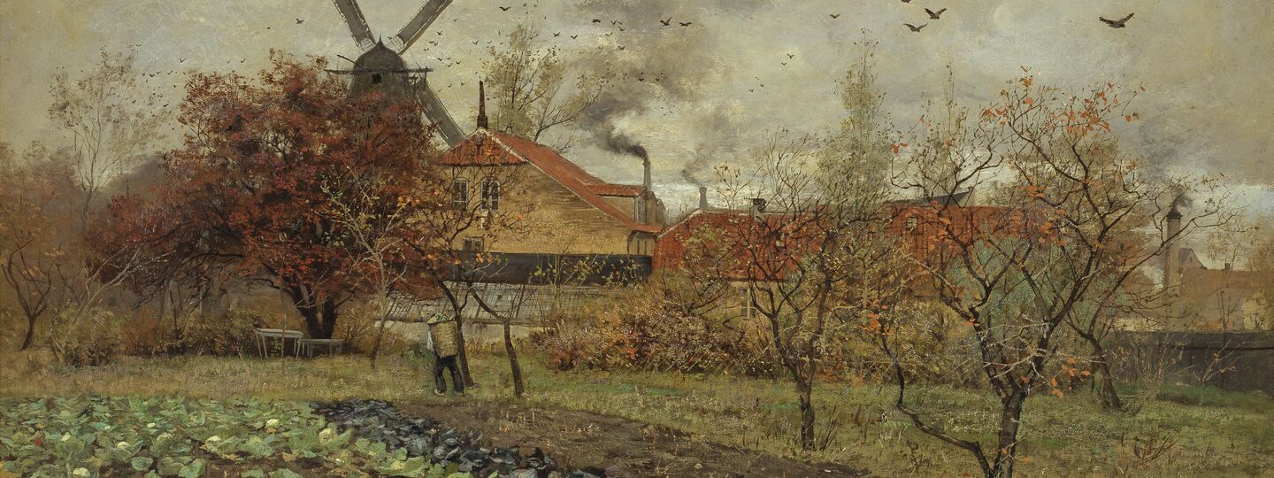 View of Amerikavej in Copenhagen, by Frits Thaulow