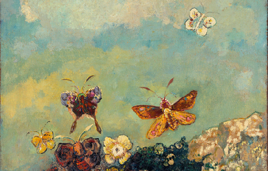 Butterflies, by Odilon Redon