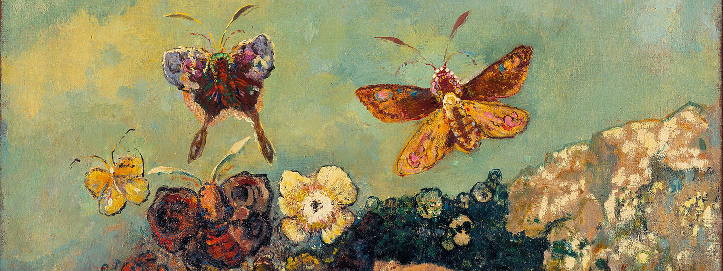 Butterflies, by Odilon Redon