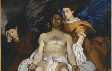 The Dead Christ with Angels, by Édouard Manet