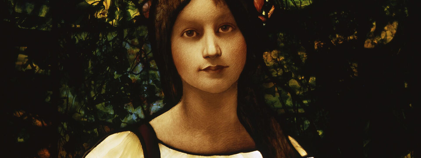 The Reader window, by Tiffany glass