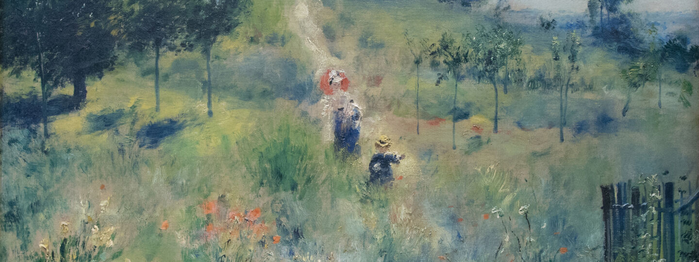 Chemin montant dans les hautes herbes, by Pierre-Auguste Renoir