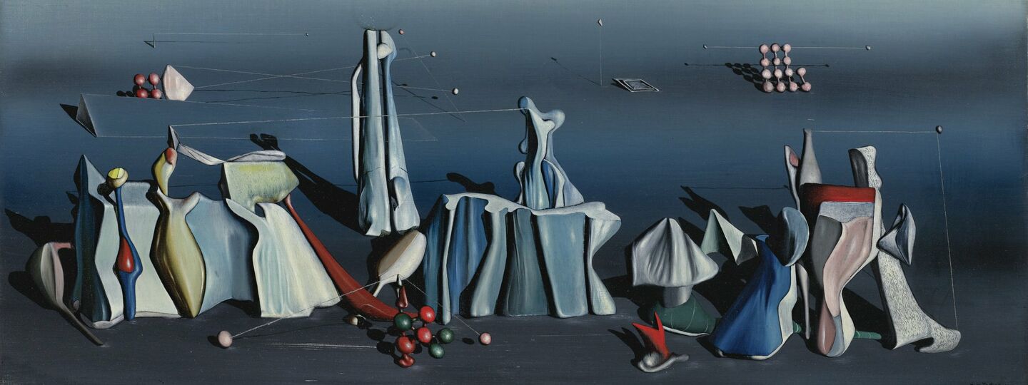 Twice black, by Yves Tanguy