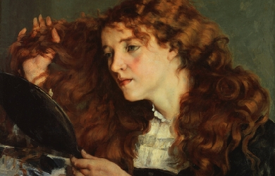 Jo, the Beautiful Irish Girl, by Gustave Courbet