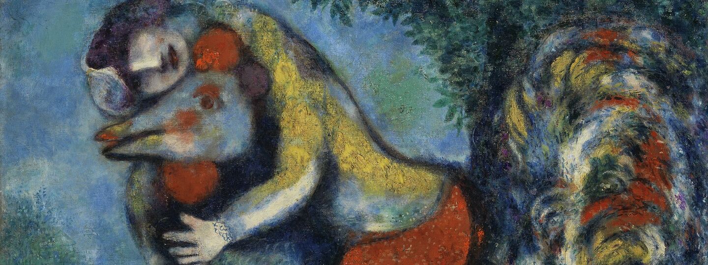 The Cock, by Marc Chagall