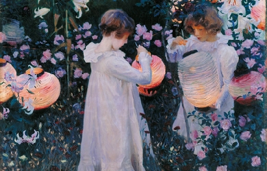 Carnation, Lily, Lily, Rose, by John Singer Sargent