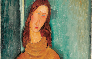 Portrait of Jeanne Hébuterne, by Amedeo Modigliani