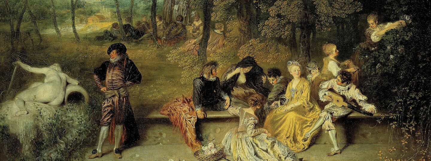 Pleasures of Love, by Jean-Antoine Watteau