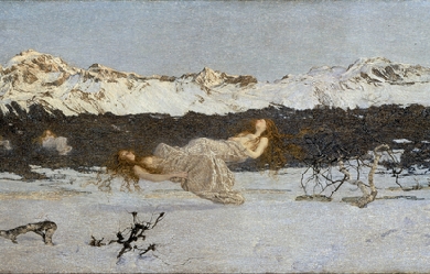 The Punishment of Lust, by Giovanni Segantini