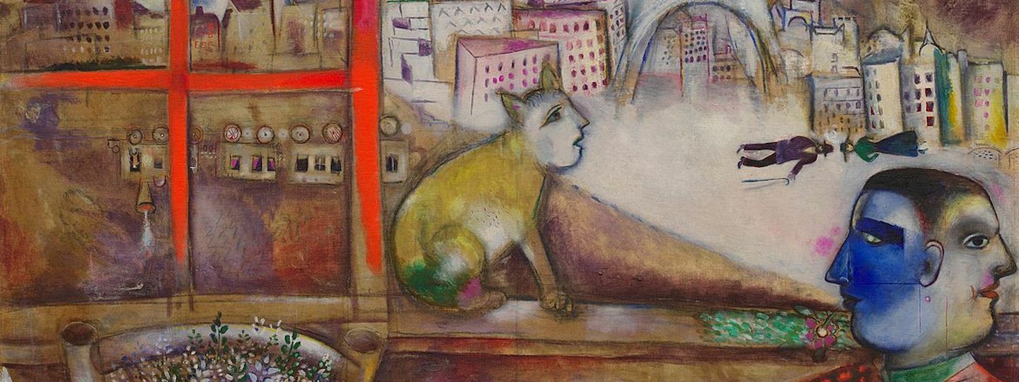 Paris through the Window, by Marc Chagall