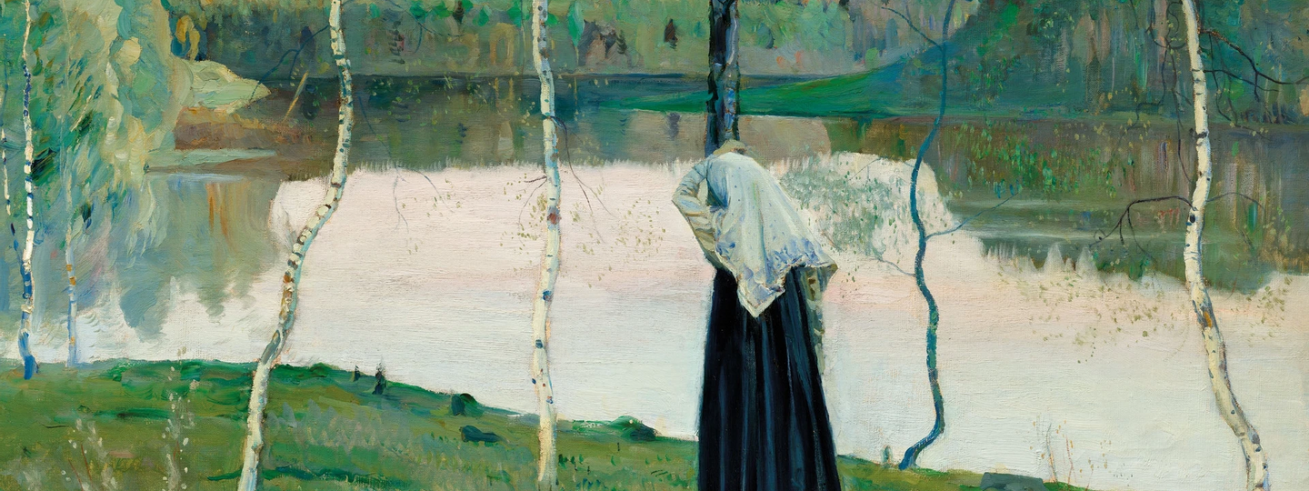 Sacred Lake, by Mikhail Nesterov