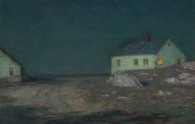 The Harbor Light, by Lovell Birge Harrison 