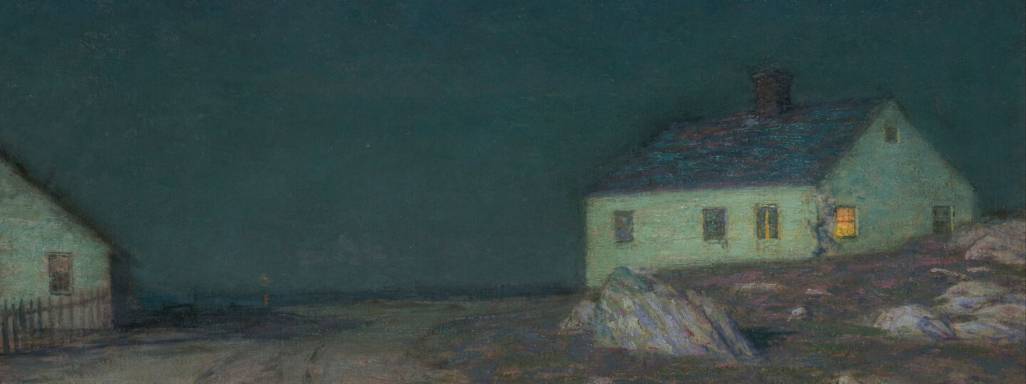 The Harbor Light, by Lovell Birge Harrison 