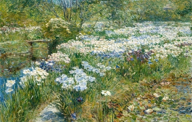 The Water Garden, by Childe Hassam