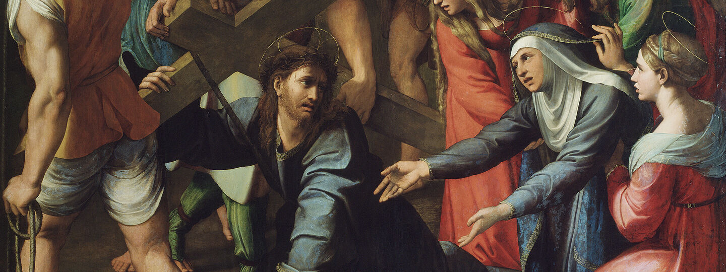 Christ Falling on the Way to Calvary, by Raphael