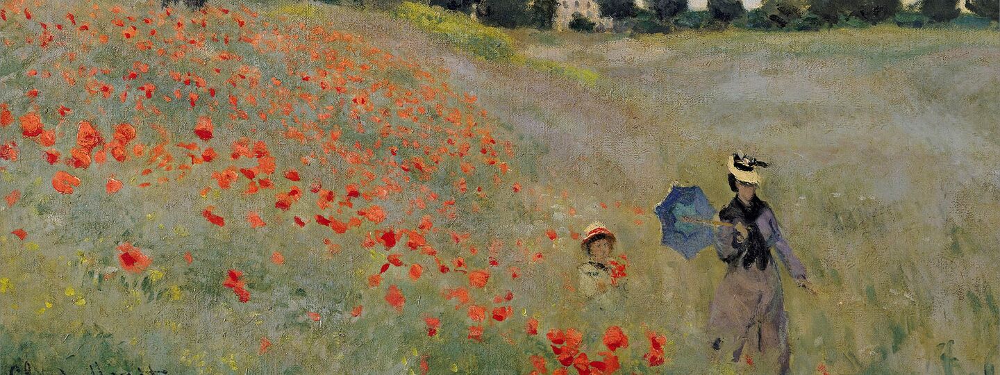 Poppy Field, by Claude Monet