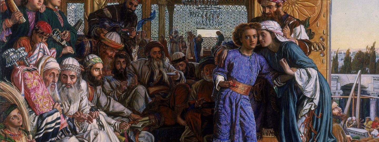 Finding of the Savior in the Temple, by William Holman Hunt