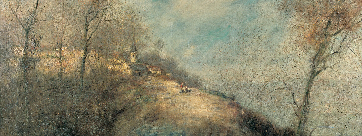 The abandoned route, by Jean-François Raffaelli